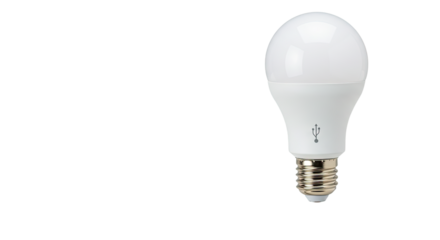 Modern USB LED Light Bulb.