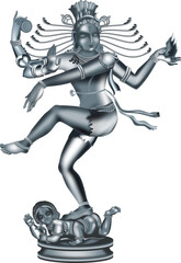 Obraz premium Statue of Hindu God Nataraja.