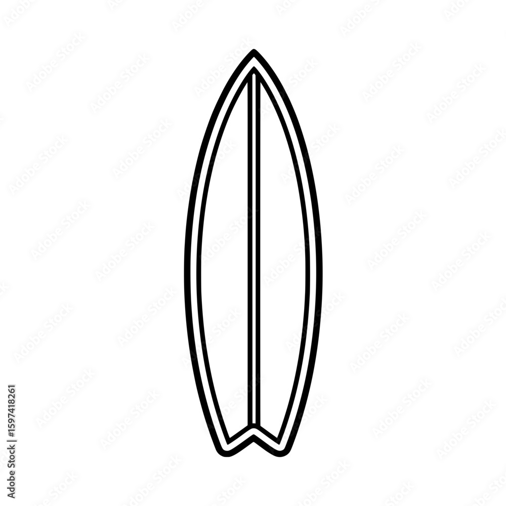 Poster minimalist sailboat outline with sharp design lines for navigation or travel themes