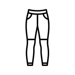 Pants with pockets and knee patches for casual wear