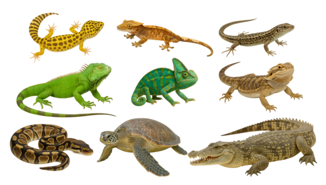 Collection of Reptiles and Amphibians 