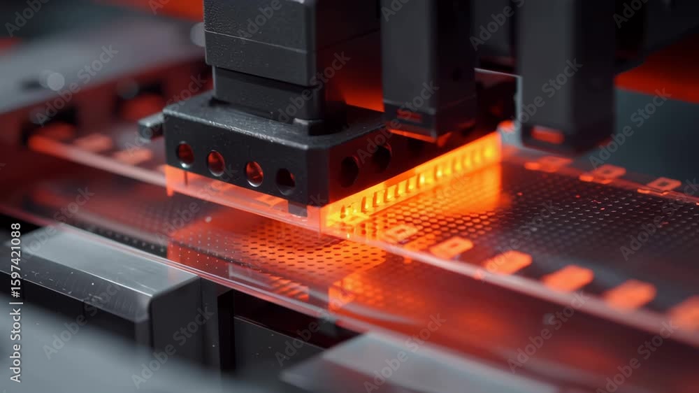 Poster Advanced Nano Technology and Magnetic Components Enhance Precision in Manufacturing Processes with Innovative Patterns and High Tech Solutions