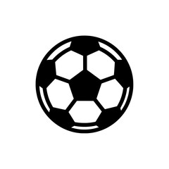 Fototapeta premium Soccer ball with hexagonal pattern for sports branding
