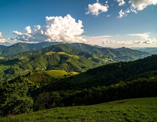 the vastness of the landscape and the beauty of nature
