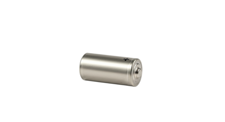 Single AA Battery on White Background 1.