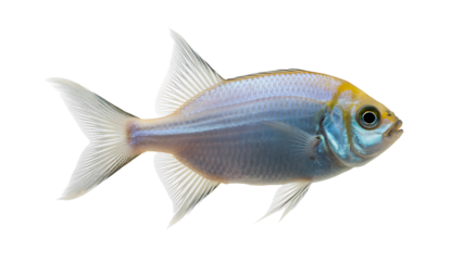 Explore the beauty of a white skirt tetra fish aquarium pet photography