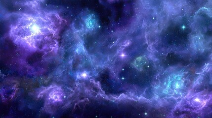 Obraz premium Vast Nebulae And Stars In Deep Space