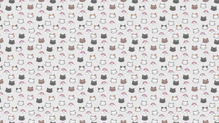 Wallpaper For Interior Walls kitty cat