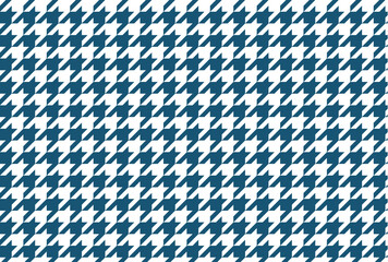 落ち着いた藍色の千鳥格子の背景素材