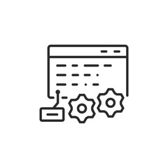 Debug Tool icon. Simple Debug Tool icon for social media, app and web design. Vector illustration