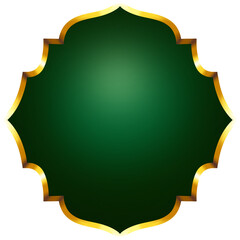 Polished Frame With Golden Edge