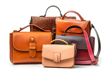 Collection of Stylish Leather Handbags in Warm Colors