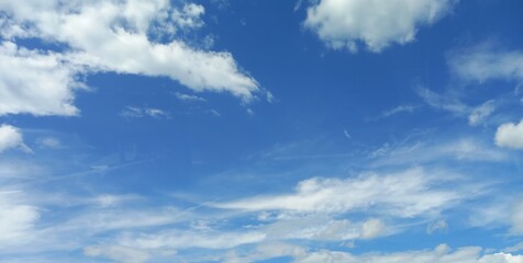 Obraz premium blue sky with clouds