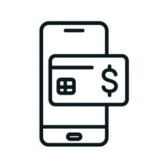 Obraz premium Mobile shopping app E-commerce marketplace icon transparent background