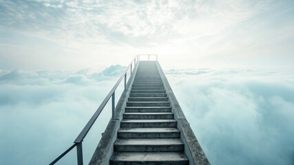 Escalator to the Clouds &ndash; Futuristic Concept