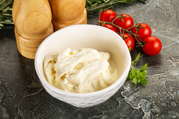 Italian delicous stracciatella cheese