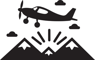 Adventure Plane & Mountain Set