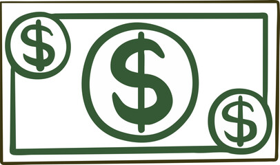 Obraz premium 달러