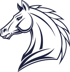 horse head silhouette