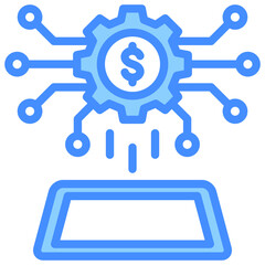 Financial Technology Icon