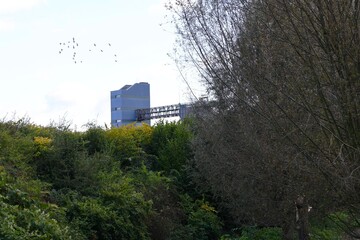 Industrieanlage in Duisburg im Ruhrgebiet	