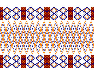 abstract Traditional geometric ethnic fabric pattern ornate elements with ethnic patterns design for textiles, rugs, clothing, sarong, scarf, batik, wrap, embroidery, print, curtain, carpe