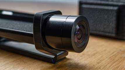 Black Webcam on a Clip Mount