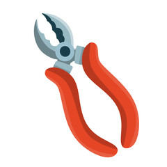 Style Pliers Tool Construction Handheld Equipment Icon