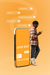 Innovative AI chatbot assistant supporting programming and content creation during modern digital...