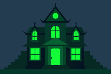 house in the night