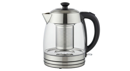 Modern Glass and Stainless Steel Kettle.