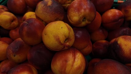 Close-up vegetables in an organic market