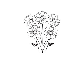 candytuft sketch vector design