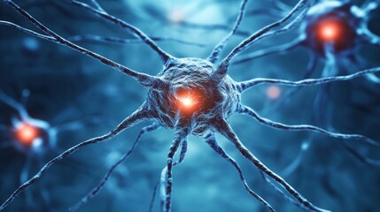 Neuron network, close up