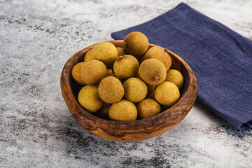 Sweet juicy tropical fruit longan