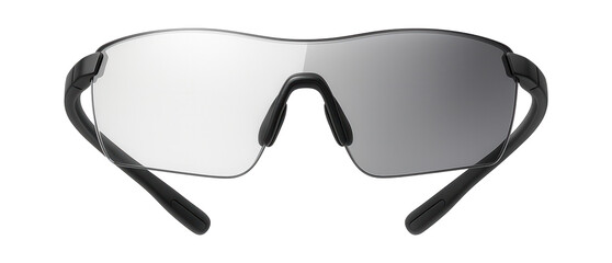 Photochromic sports glasses with frameless design and flexible temples