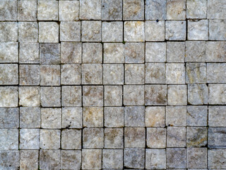 Loosely assembled paving stones, suitable as a special background.