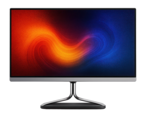 Quantum dot monitor with enhanced color accuracy and thin bezels for vivid visual experiences