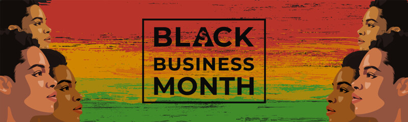 Celebrating Black Business Month with Vibrant Artwork and Empowering Representation