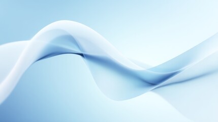 Light blue flowing abstract shapes.