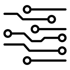 Obraz premium electronic icon