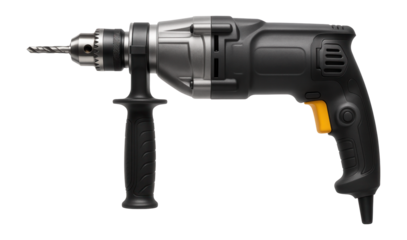 Dual-mode drill with hammer function for penetrating tough metal surfaces.