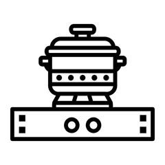 cooking Line Icon