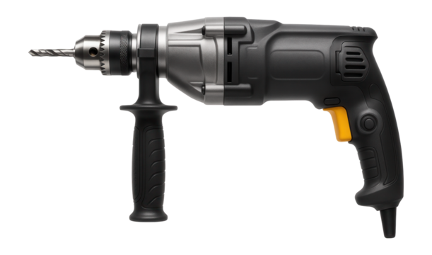 Dual-mode drill with hammer function for penetrating tough metal surfaces.