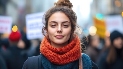 Refugee and immigrant rights protests and advocacy events with signs, speakers, and diverse individuals calling for justice, equality, and support for displaced populations worldwide.