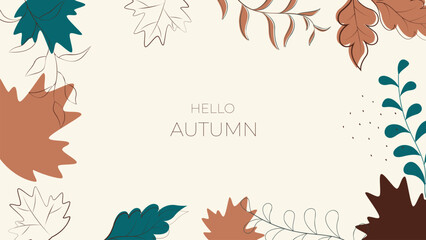 hello autumn background
