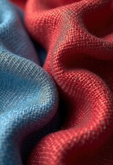 Fototapeta premium close fabric textures background design cloth material patterns details texture patterns textures fabric close styles, clothing, closeup, kid, swatch, twine