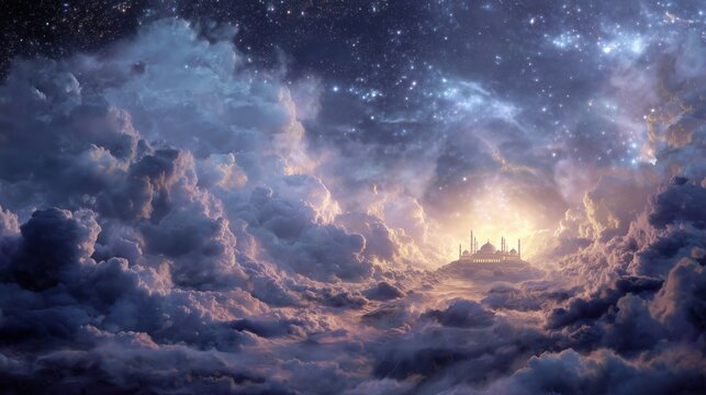 Isra' and Mi&rsquo;raj, illustration