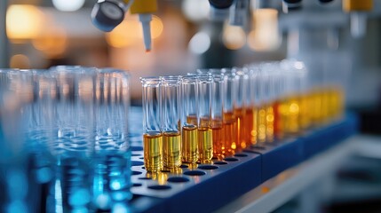 Research laboratory tools on table, pipettes, centrifuges, analytical devices, healthcare research, clinical diagnostics, scientific instruments, medical experimentation