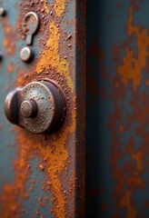 close rusty industrial metal surface textures corroded steel aging patina weathered metalwork flakes pitting industrial details, corrosion, workshop, grunge